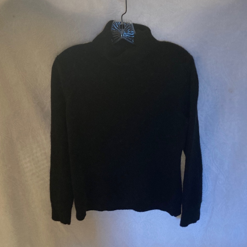 Talbots 100% Pure Cashmere Black Sweater